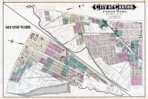 Canton City - First Ward, Second Ward, Stark County 1875